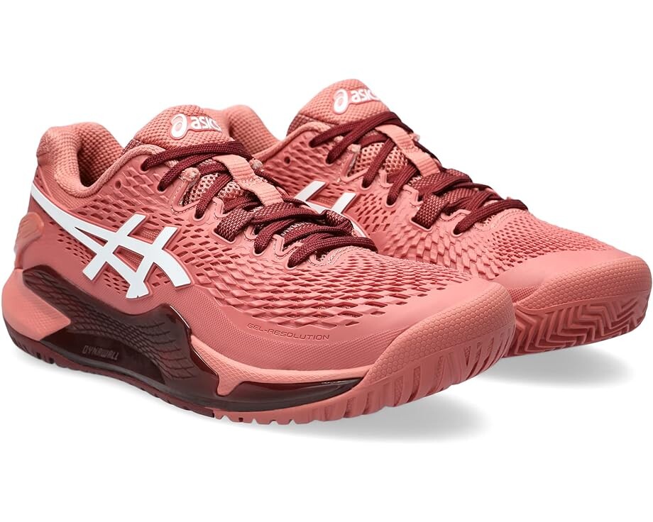 

Кроссовки ASICS GEL-Resolution 9, цвет Light Garnet/White