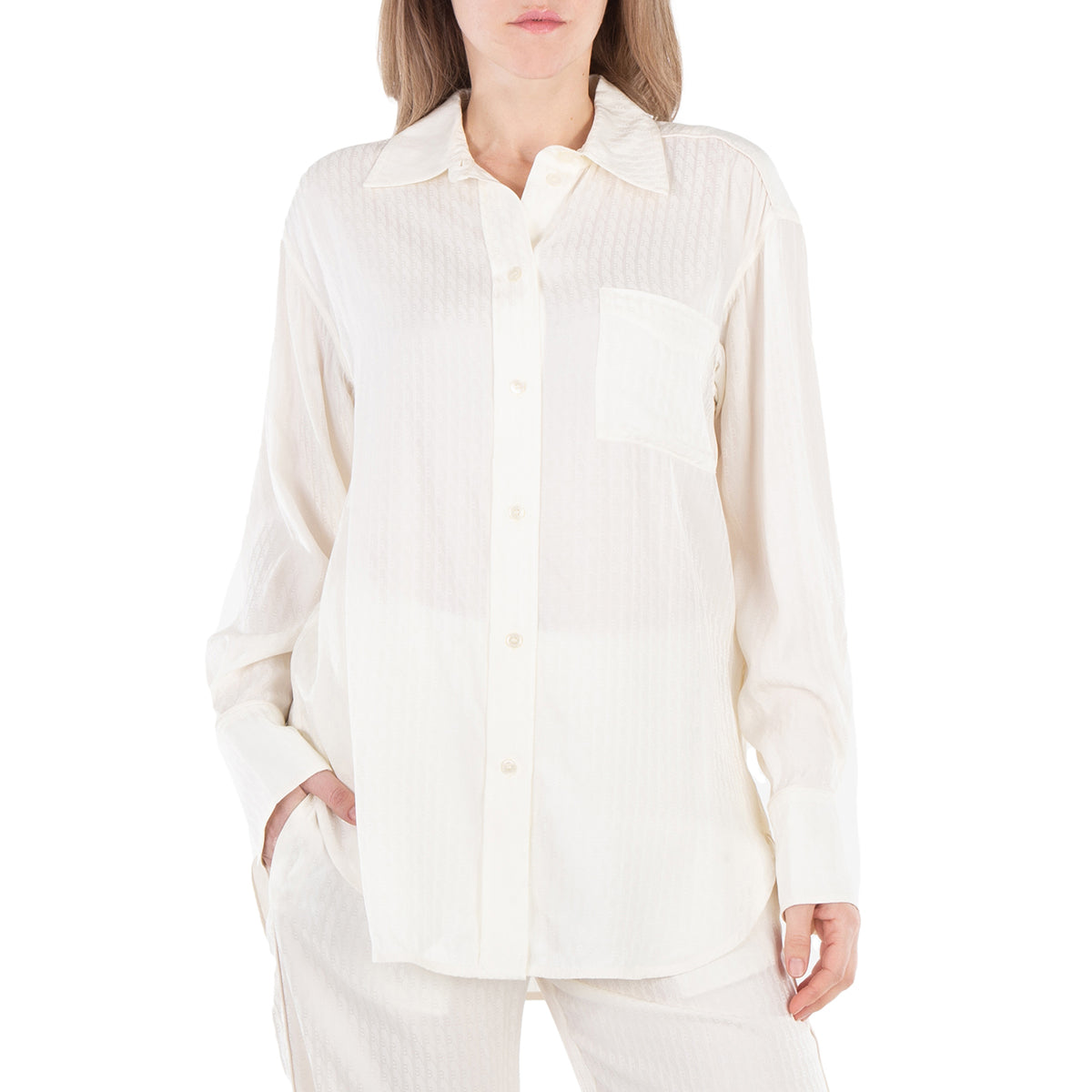 

Монограмма Victoria Beckham Рубашка, слоновая кость