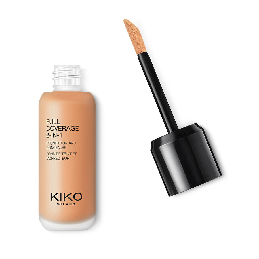 

Тональный крем с высокой степенью покрытия и нейтральный консилер 40 Kiko Milano Full Coverage 2-In-1, 25 мл