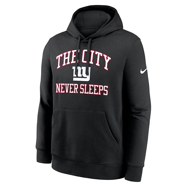 Толстовка с капюшоном club fleece black new york giants the city never sleeps Nike — фото 3