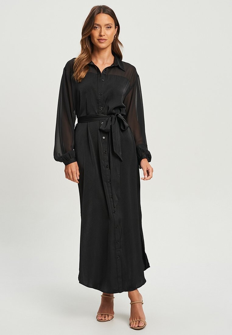

Платье макси BENNIE TUSSAH, цвет black