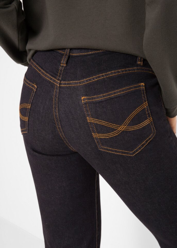 Джинсы-бестселлеры стрейч mom John Baner Jeanswear, черный — фото 2