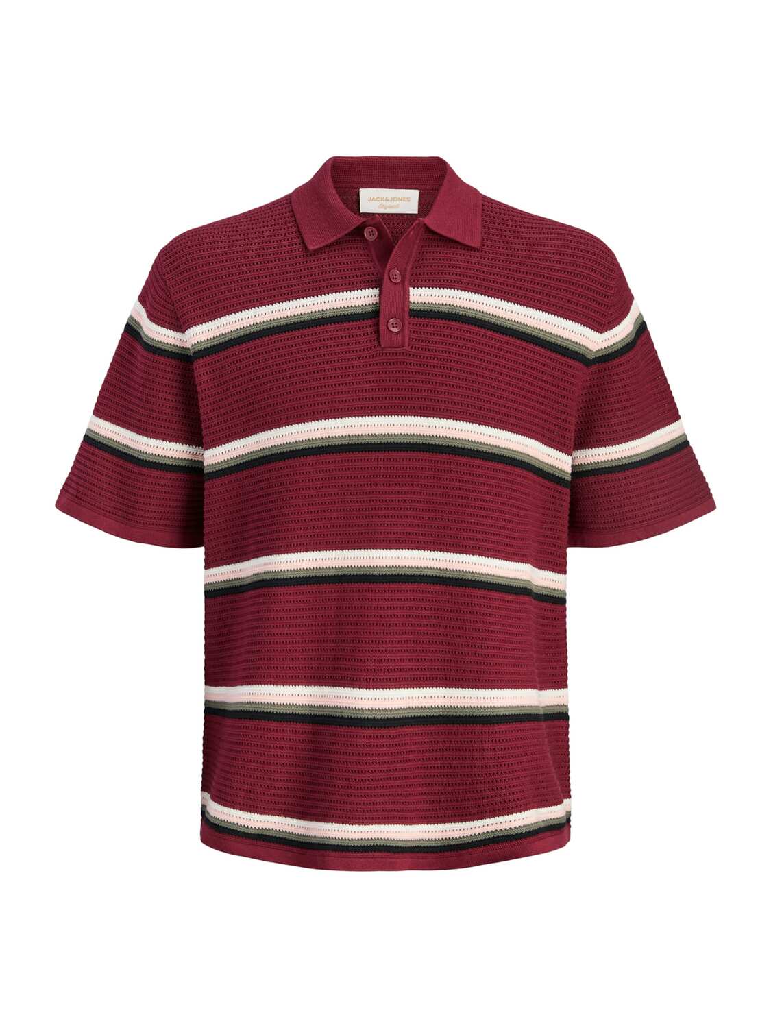 

JACK & JONES Свитер 'JORMAINE' в винно-красном цвете