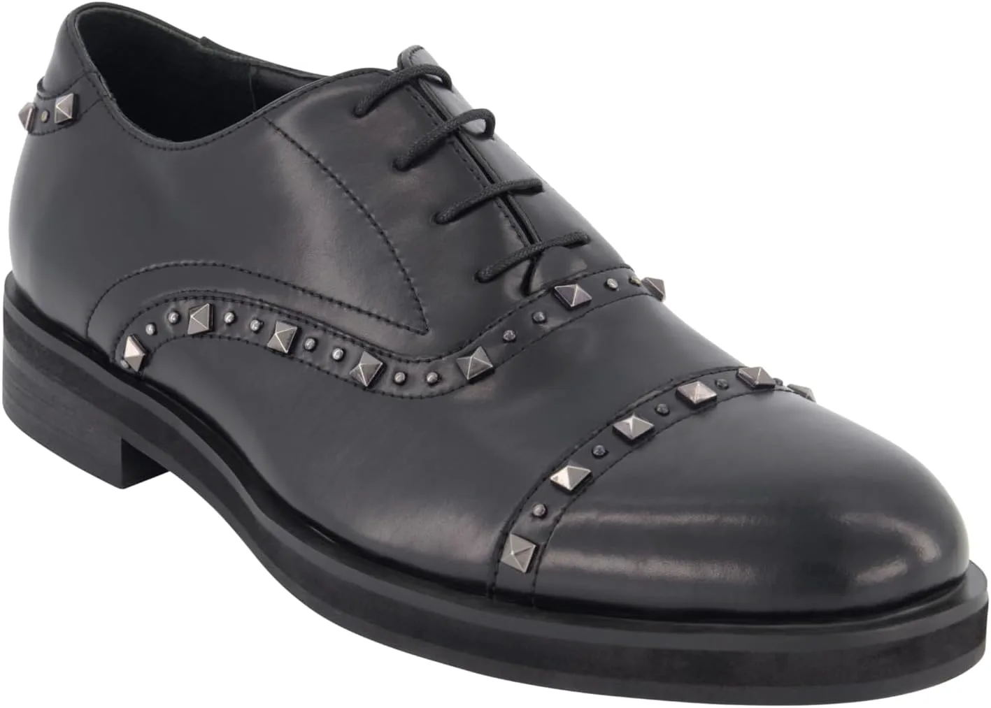 

Мужские оксфорды из кожи с заклепками Karl Lagerfeld Paris, черный