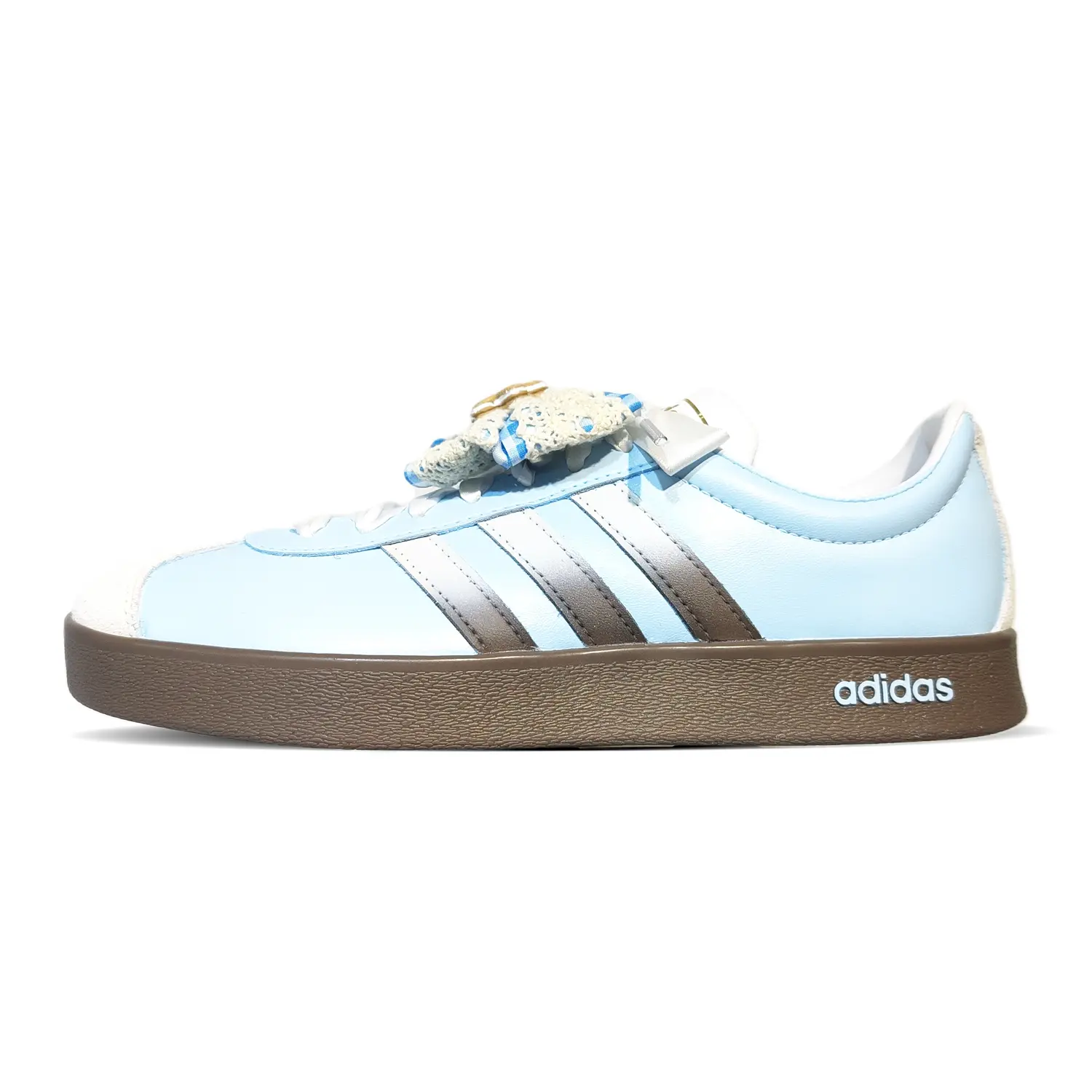 

Adidas Vl Court Classic устойчивые к истиранию дышащие низкие скейтбордские кроссовки унисекс синий белый коричневый - синий белый коричневый, цвет Blue White Brown