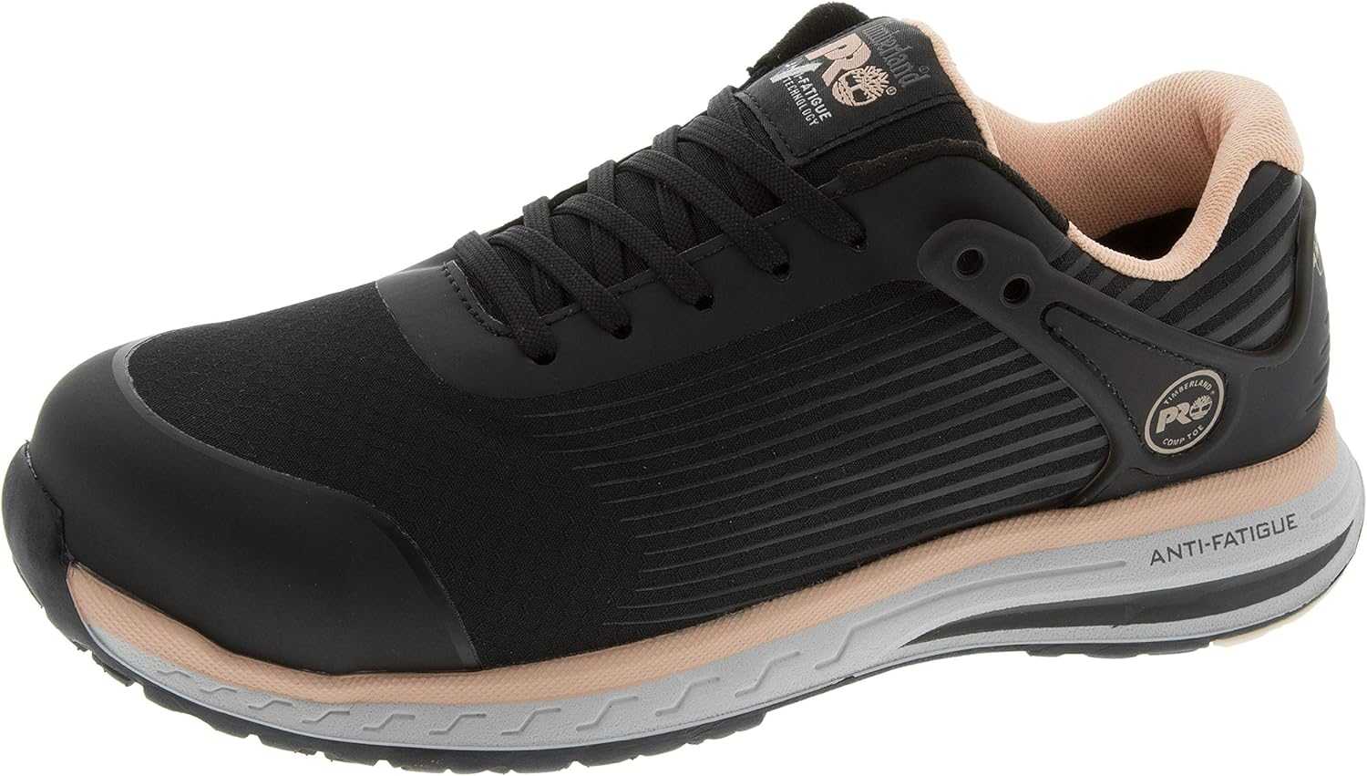 Timberland PRO женские рабочие ботинки Drivetrain Composite Safety Toe, Black/Pink