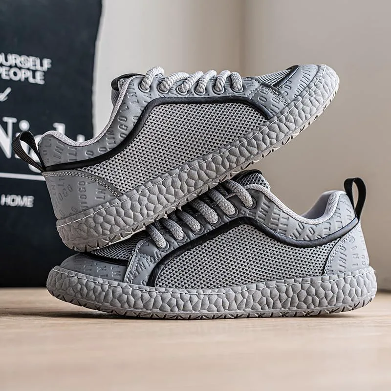 Four Seasons Mesh Sports Shoes, A Pair Trendy Comfortable Orthotics Loafers,Beach Vacation,Great for Driving and Walking Hhhchpm, серый черный — фото 4