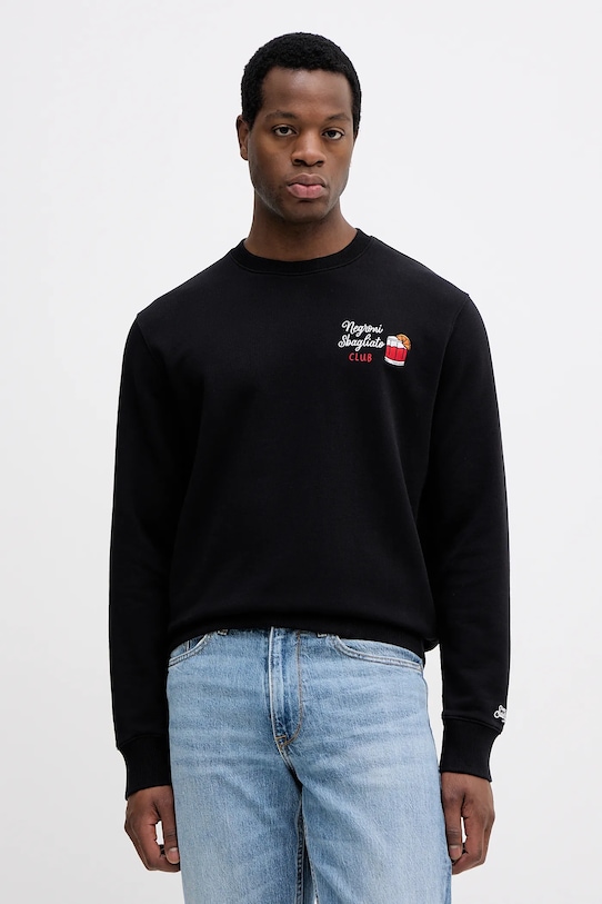 

Хлопковая толстовка Mc2 Saint Barth, черный