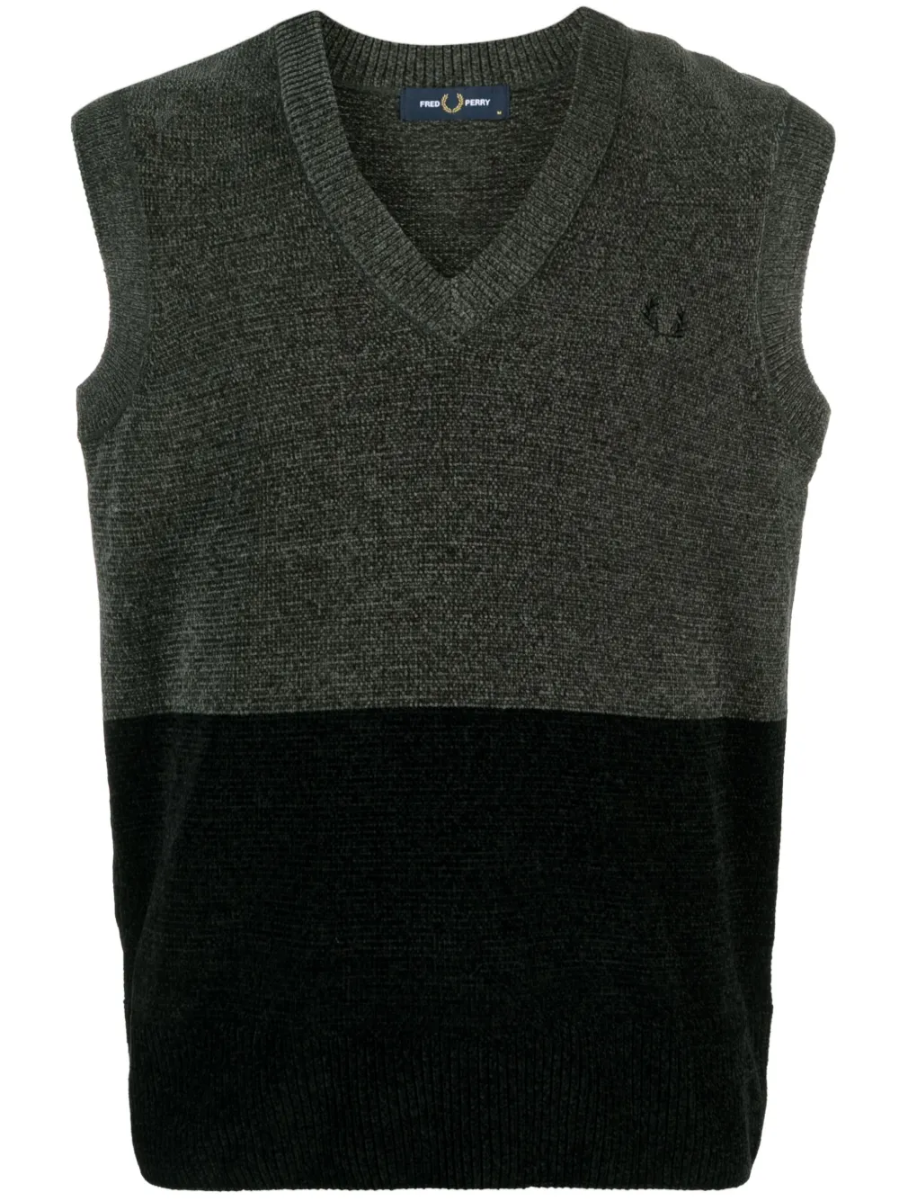 

Топ с вышитым логотипом Fred Perry, зеленый