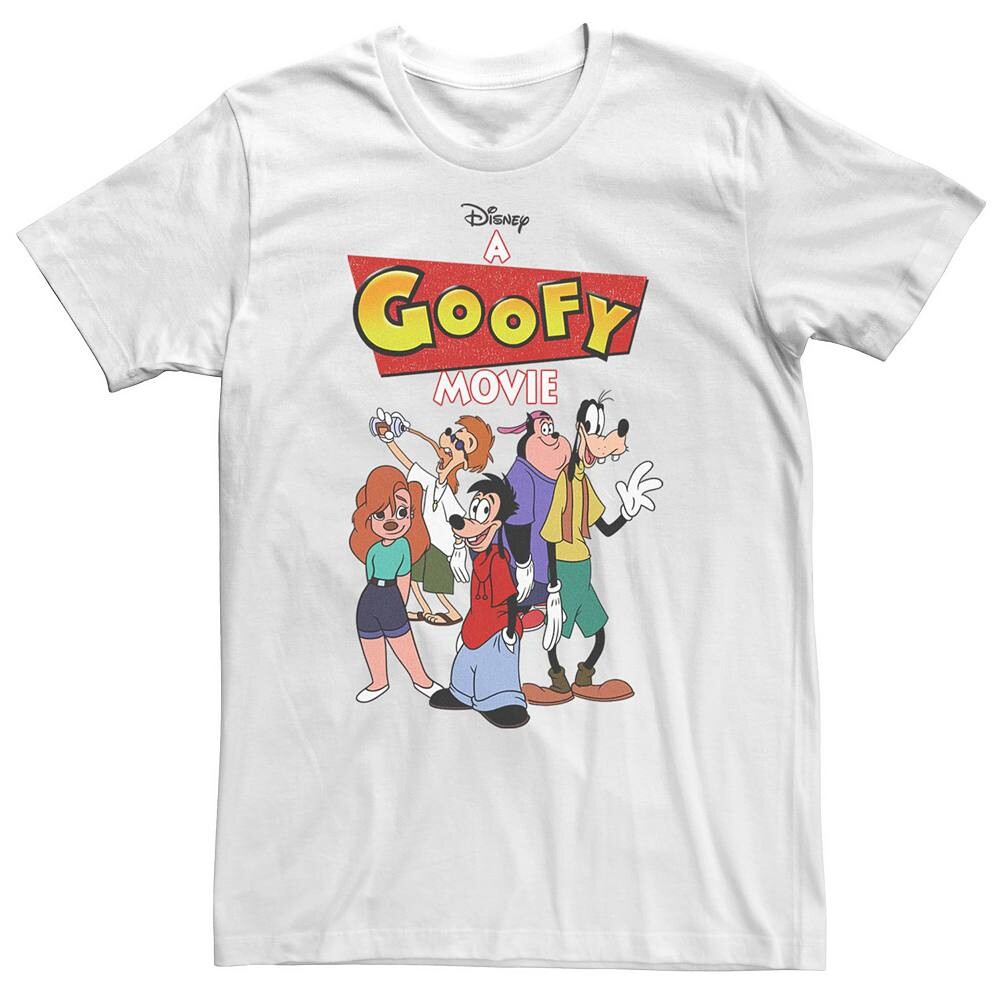 

Футболка с логотипом Big & Tall Disney A Goofy Movie Group Shot Licensed Character, белый