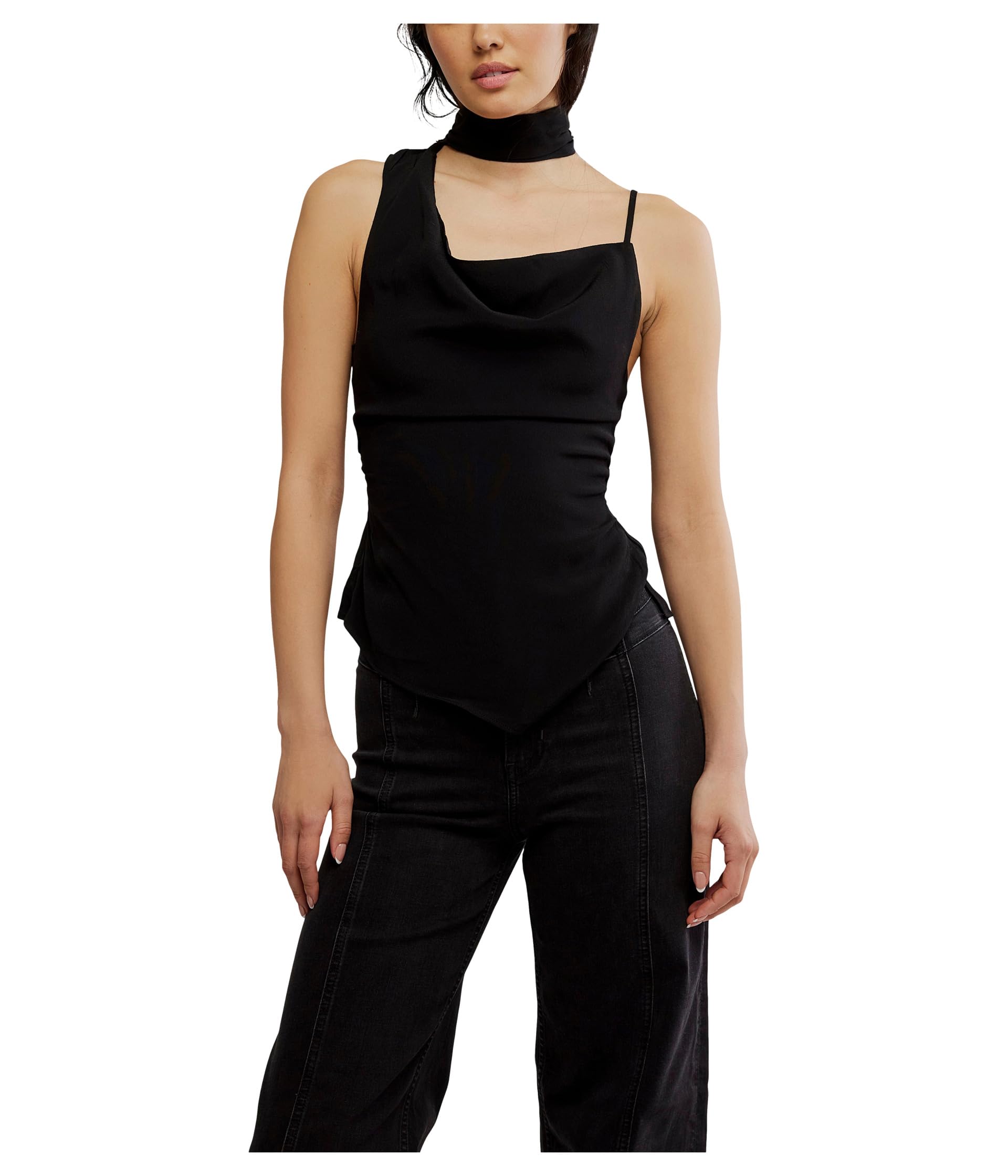 

Топ Free People True To You Tank, черный