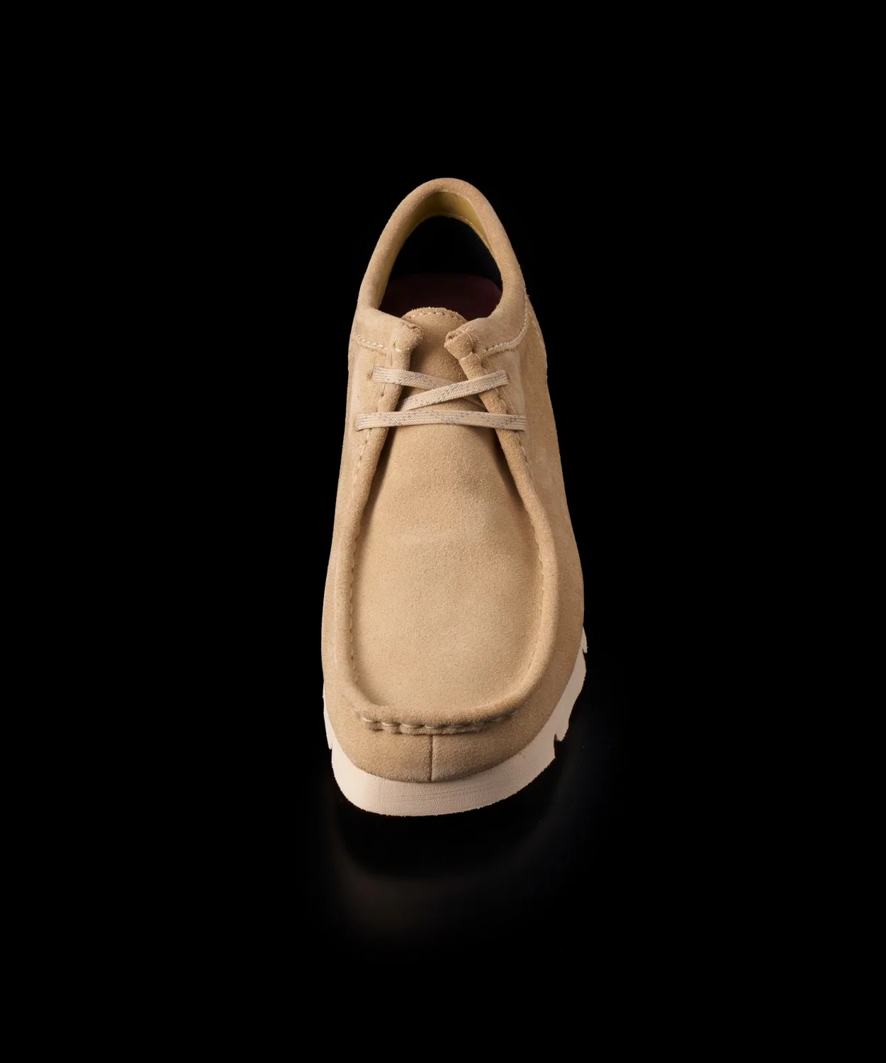 Мужские ботинки Wallabee.GTX Clarks на шнурках с мембраной Gore-Tex, черный — фото 4
