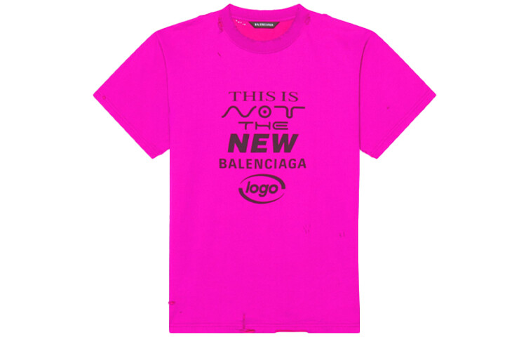 

Футболка женская розовая Balenciaga