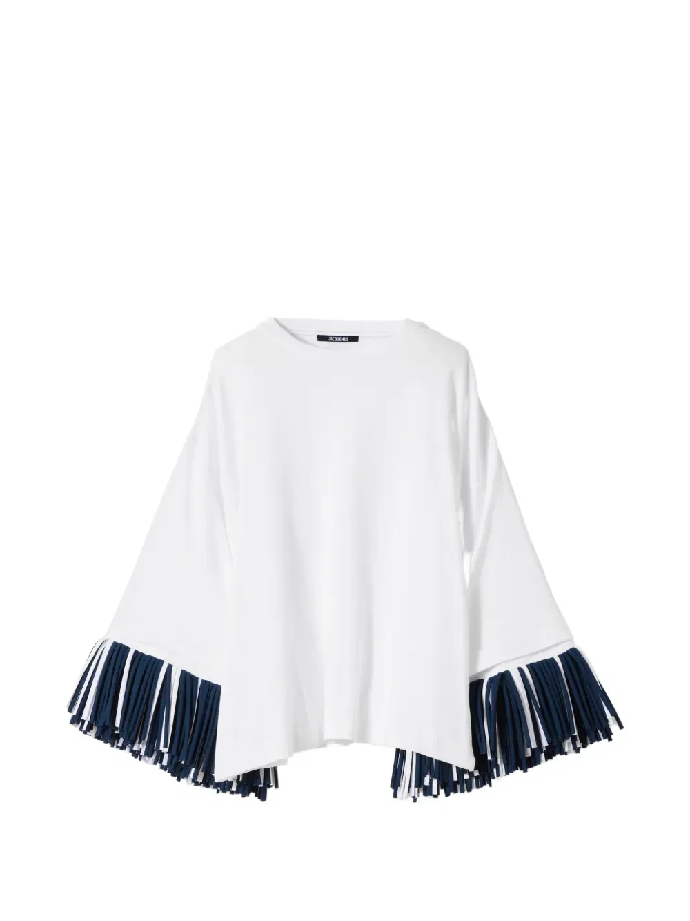 Футболка с бахромой Cabana Jacquemus, белый