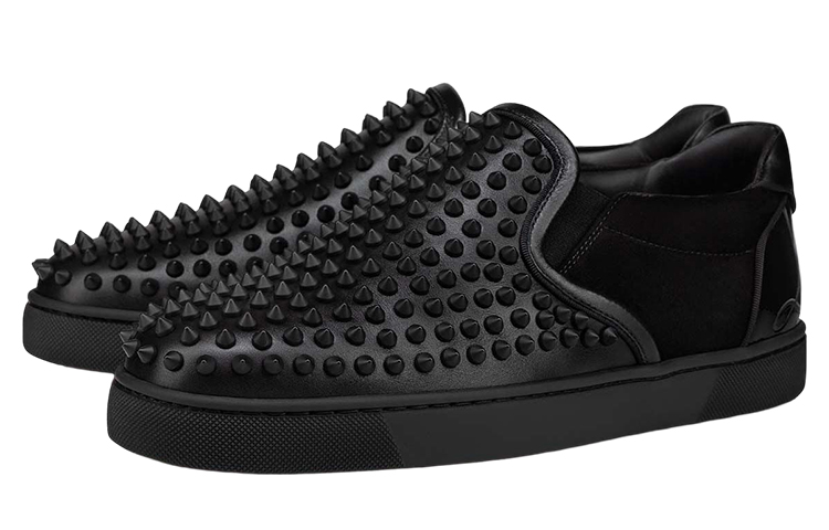 CL Low Top Кроссовки для скейтбординга Мужские Черные Christian Louboutin — фото 2