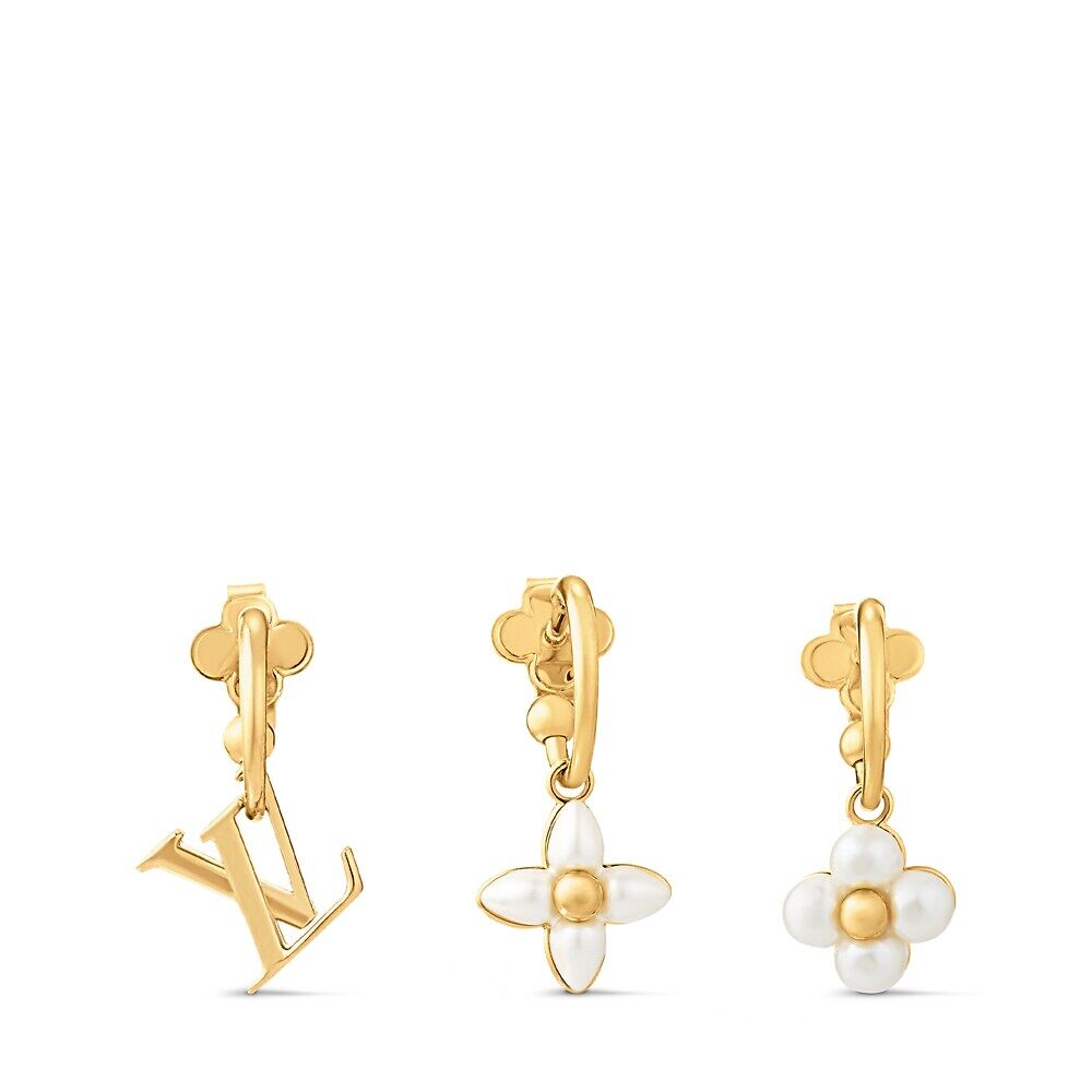 

Серьги LV Floragram Louis Vuitton, золотой
