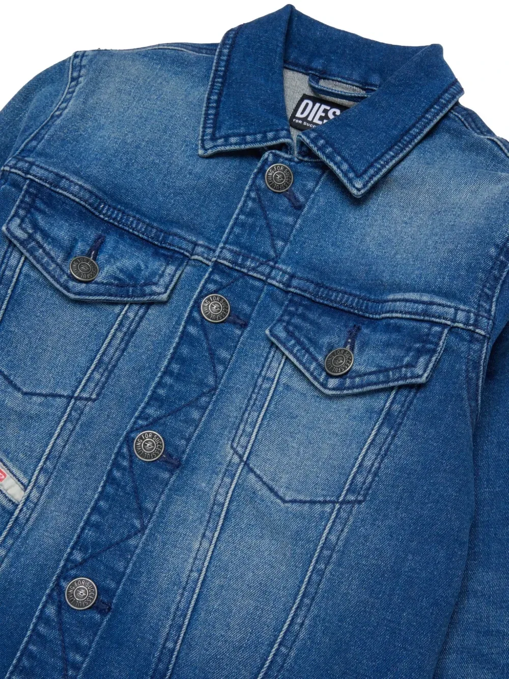 Куртка на пуговицах Diesel Kids, синий — фото 3