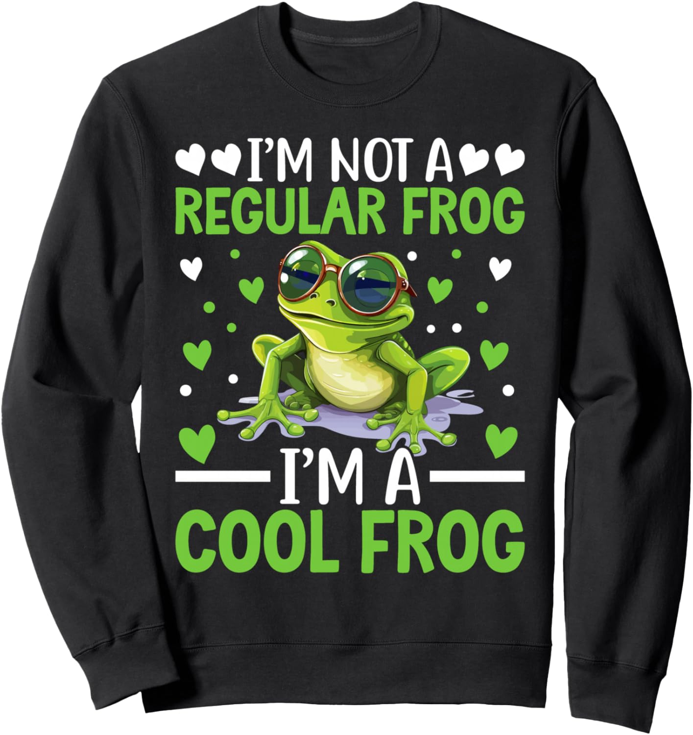 

Я не обычная лягушка, я крутая лягушка! Толстовка A Fun Gift For Frog And Amphibian Lovers, черный