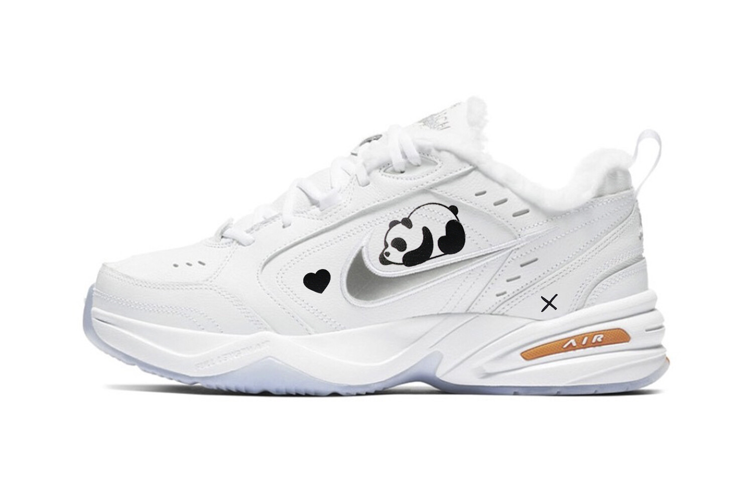 

Массивные кроссовки Nike Air Monarch 4 унисекс, Black/White