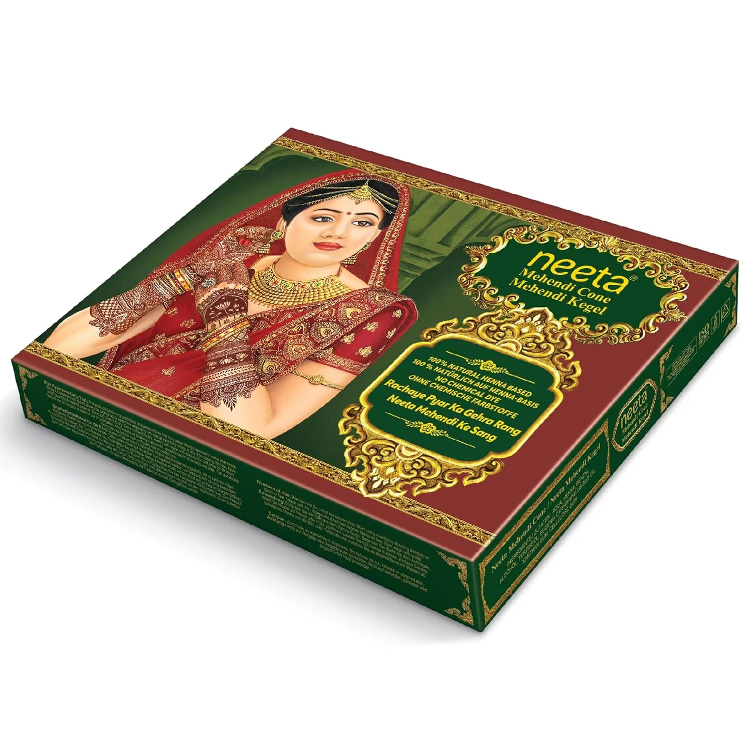 Набор конусов с хной для мехенди Neeta Mehndi Cone PK12 Neeta — фото 2