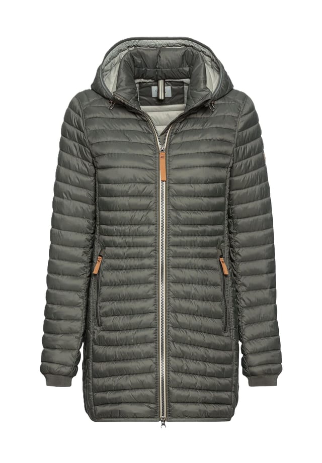 

Стеганая куртка капюшон Camel Active, хаки