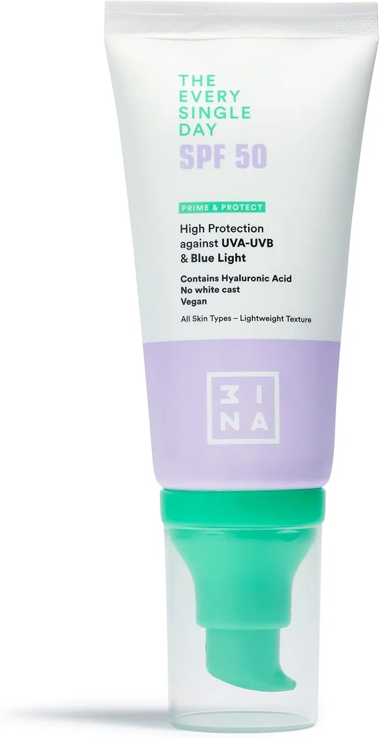 Солнцезащитный крем для лица The Every Single Day SPF50 от 3INA Makeup 3Ina