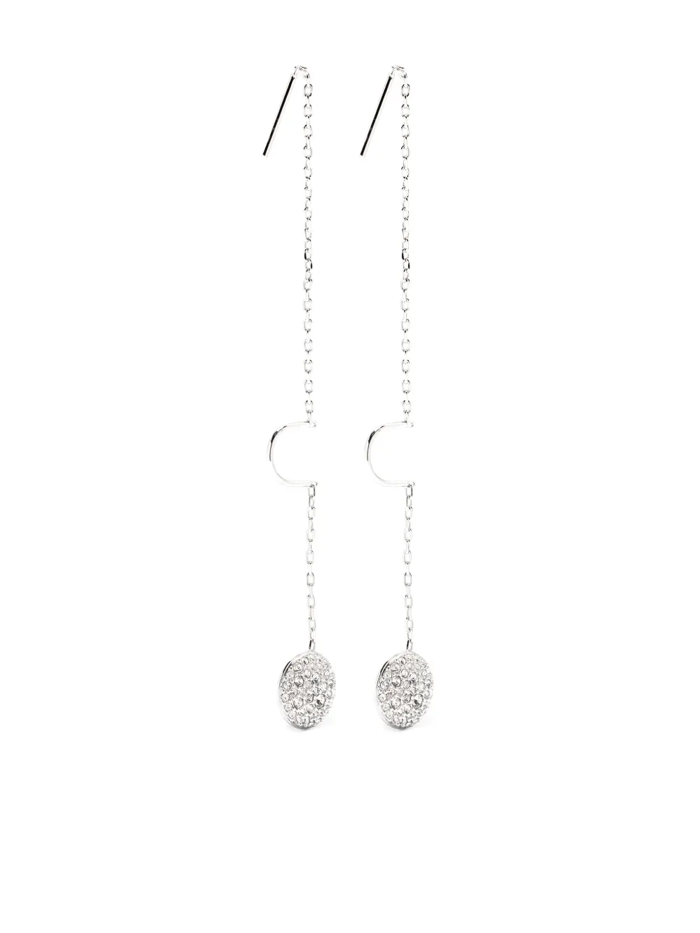 

Серьги-подвески Sublima Swarovski, серебряный