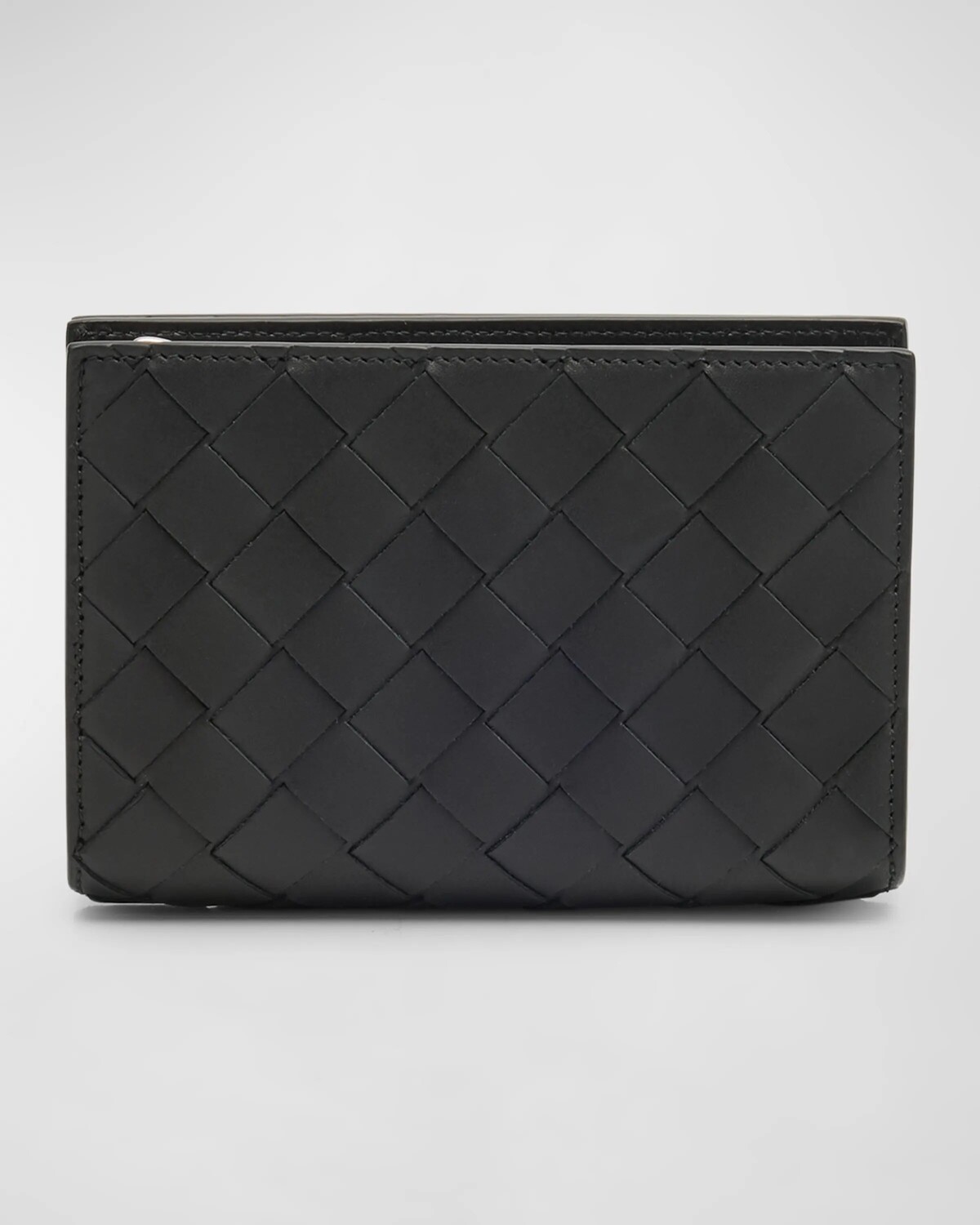 

Мужская двойная визитница Intrecciato 15 Bottega Veneta, цвет Multi-Nero