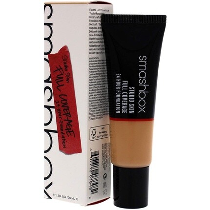 Smashbox Skin Full Coverage 24 Hour Foundation 2.4 Легкий Средний Теплый и Персиковый 30 мл — фото 3