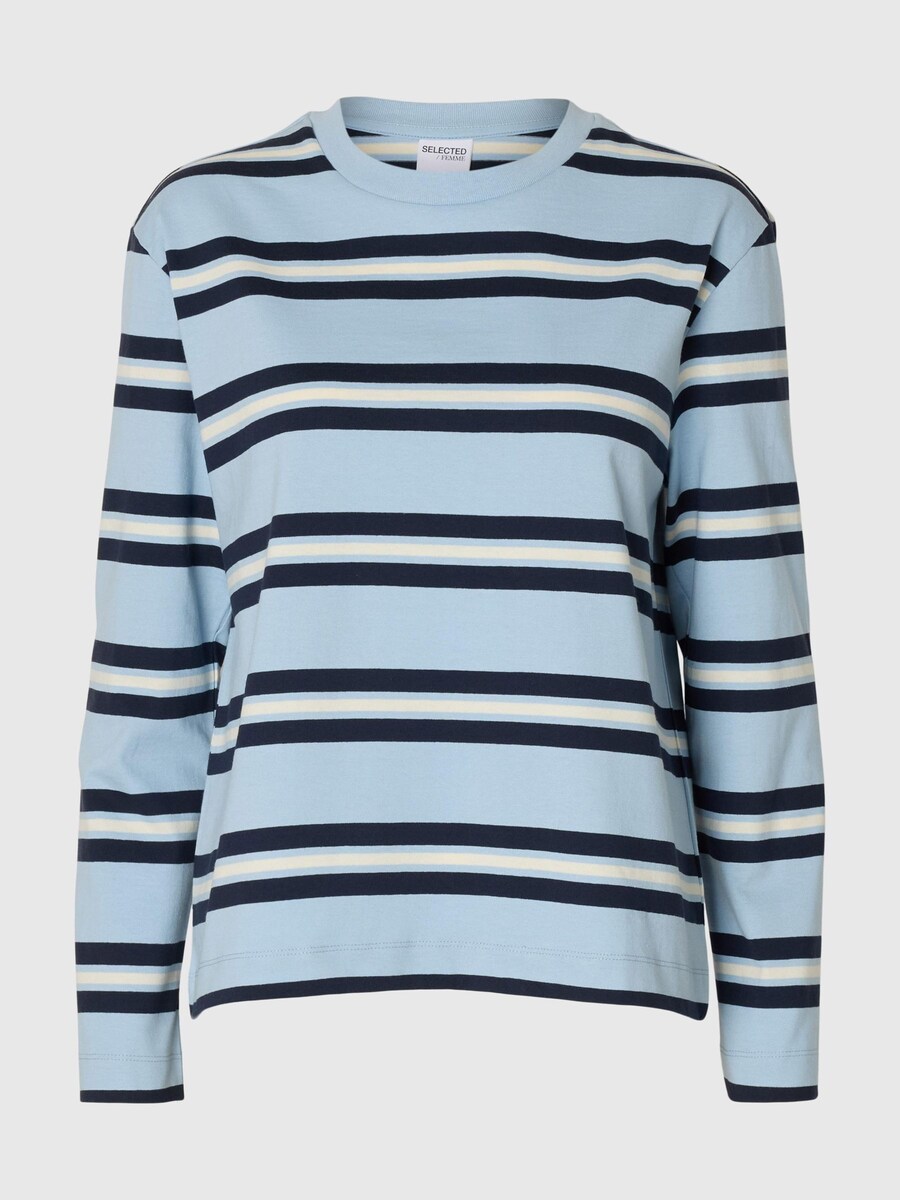 

Рубашка SELECTED, цвет Navy/Pastel blue