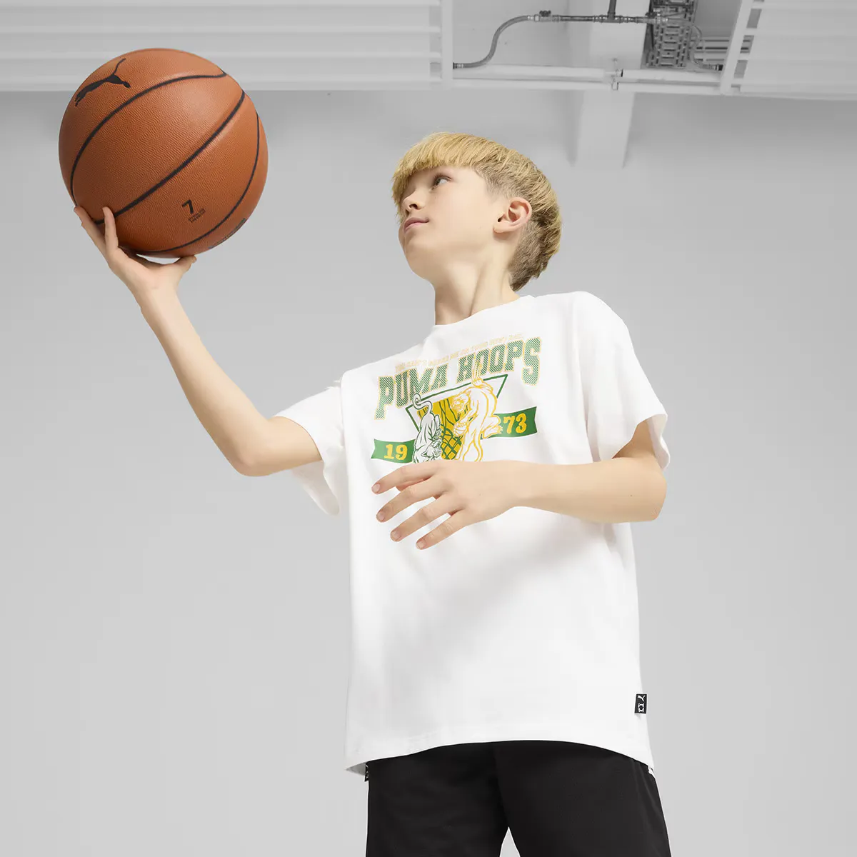 

Футболка Rival Rage Tee III B Puma Kids, белый