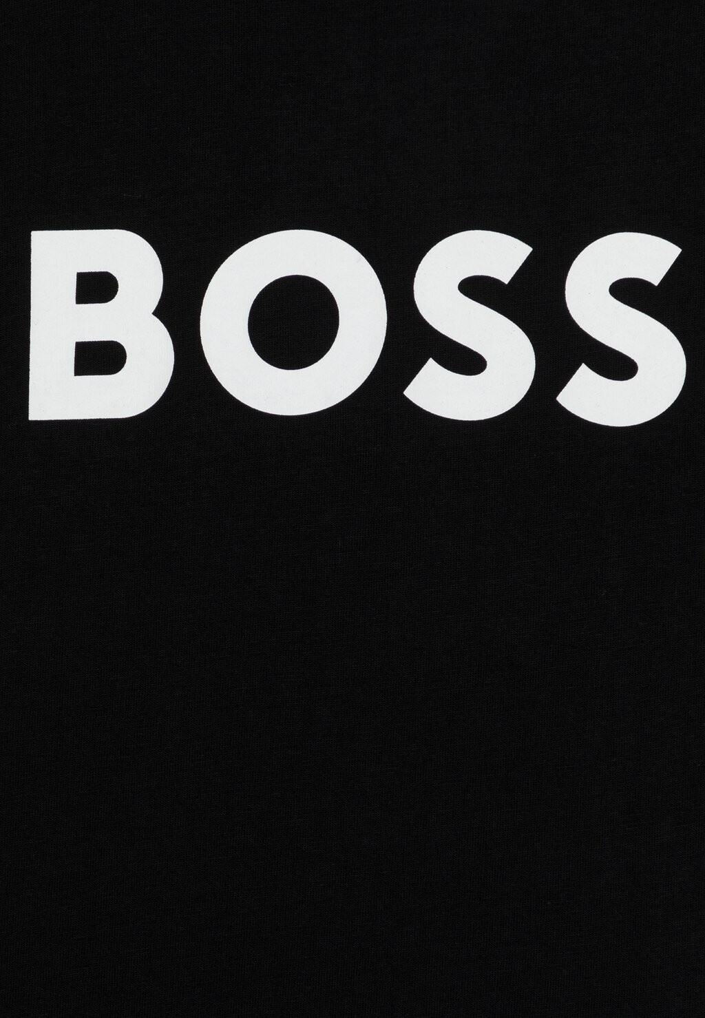 Футболка с принтом SHORT SLEEVES TEE UNISEX BOSS Kidswear, цвет black — фото 3