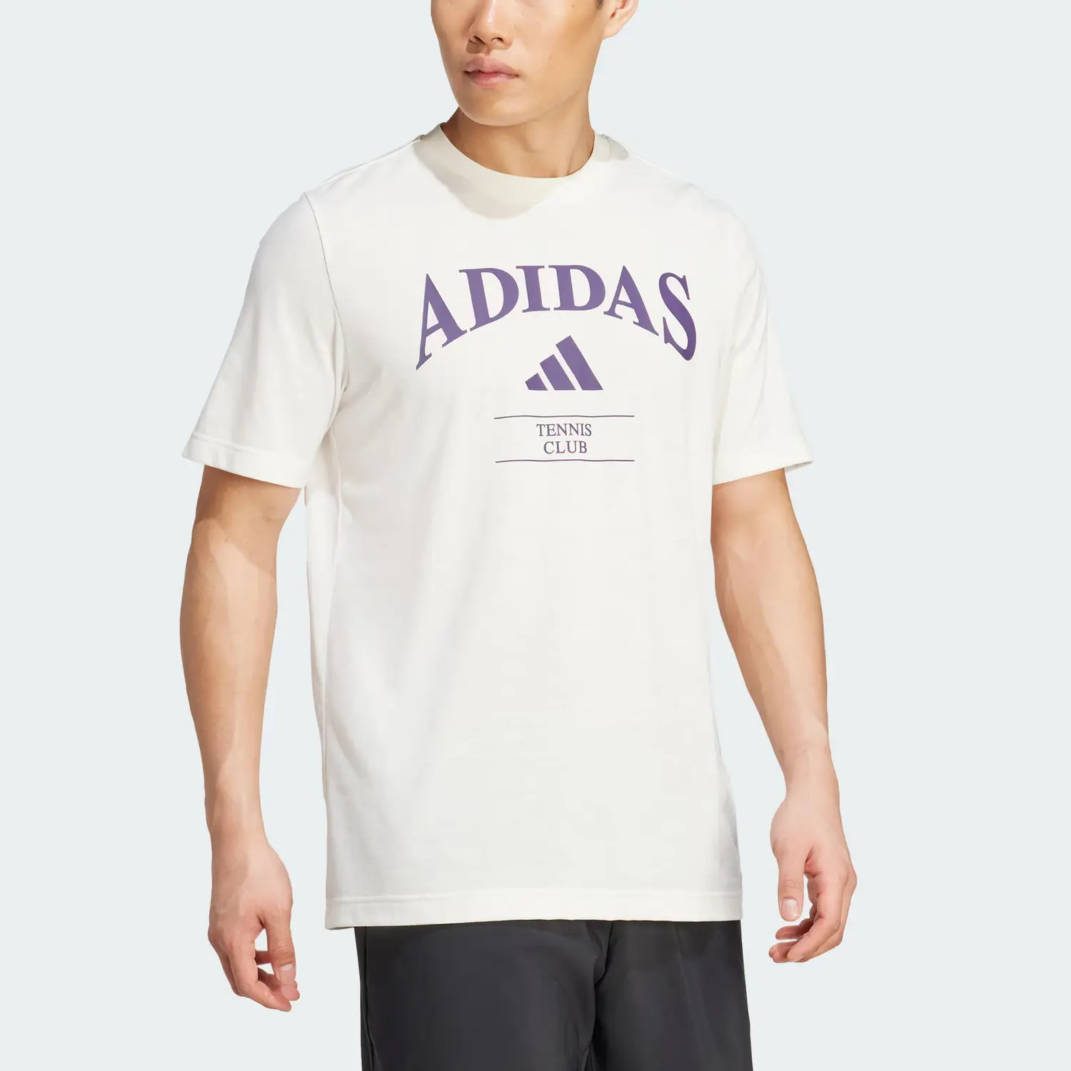 Футболка Heritage Graphic с доставкой Adidas, белый/фиолетовый — фото 4