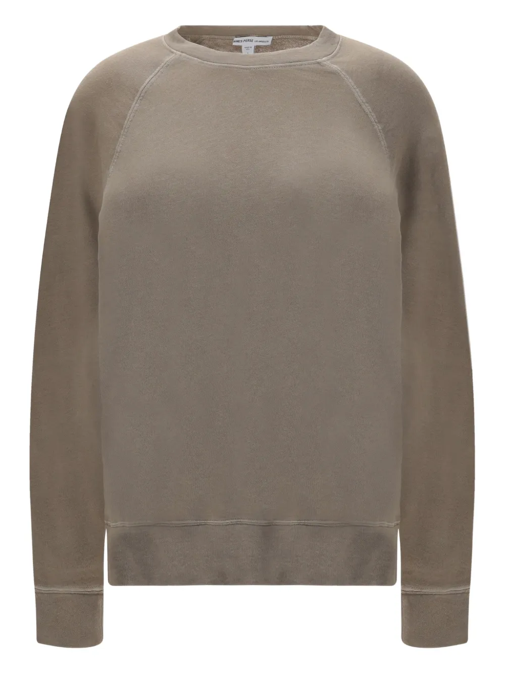

Толстовка Vintage French Terry raglan-sleeve ribbed-cuff jersey James Perse, нейтральный