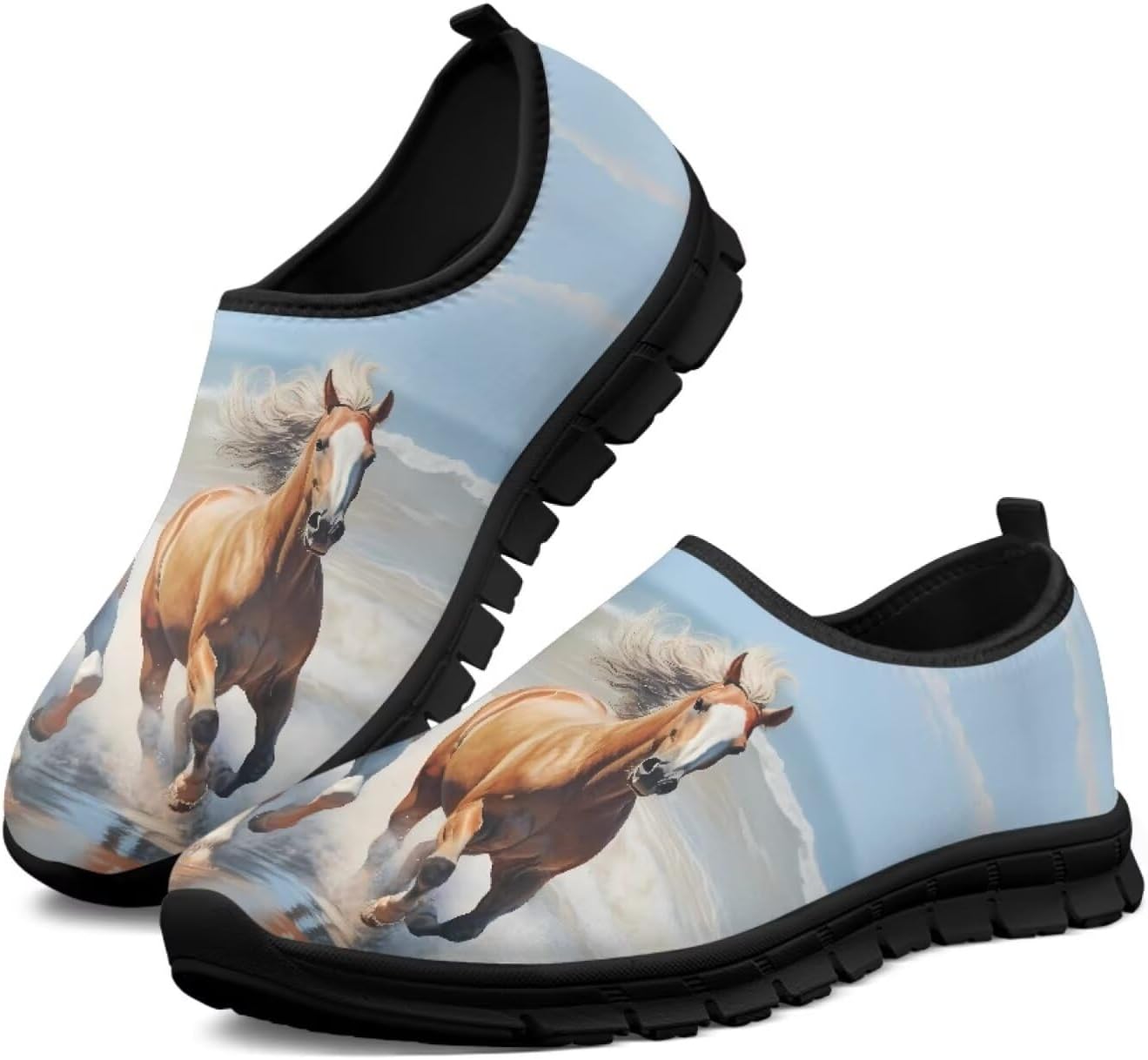 

Кроссовки Binienty для мужчин и женщин, Sea Running Horse