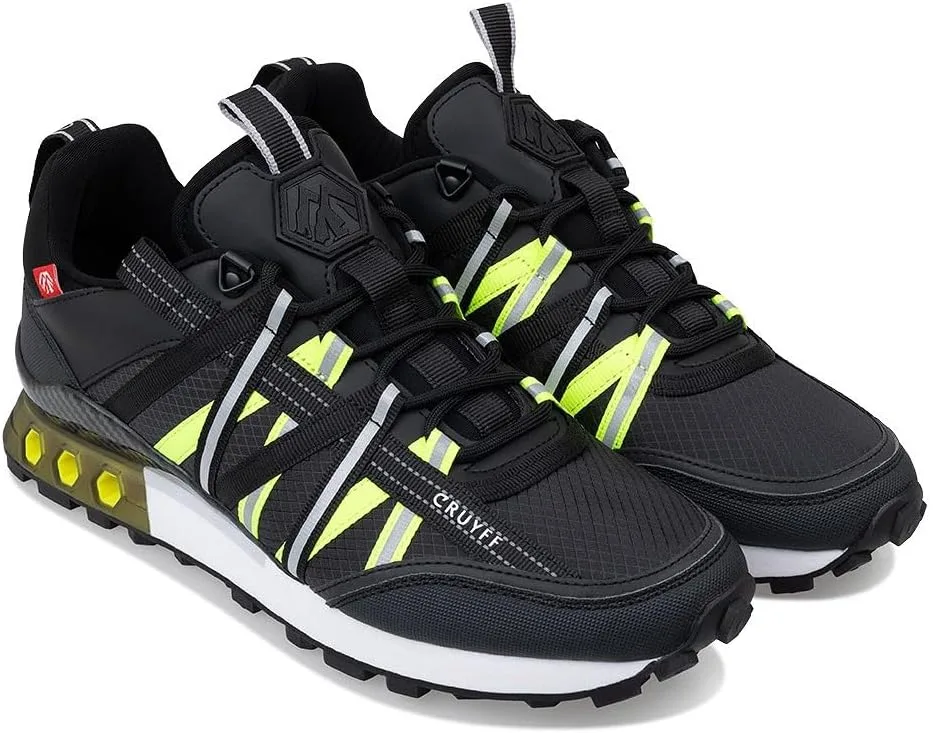 Мужские кроссовки Cruyff Fearia Hex-Tech // Montserrat CC241084-952 Черный/Флуоресцентный