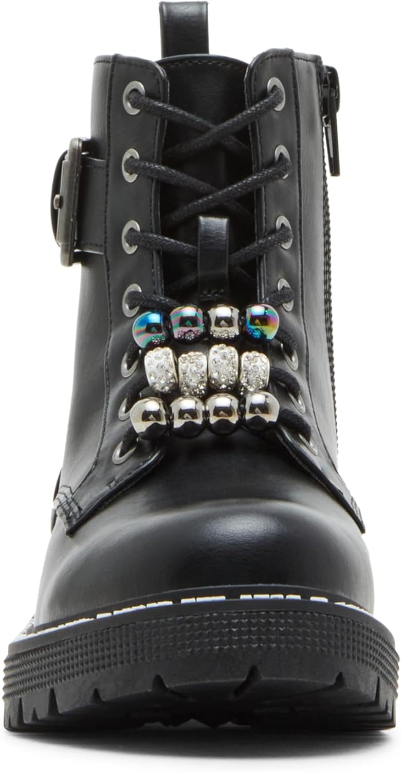 Модные ботинки Brinly Steve Madden Girls Shoes, Black — фото 2
