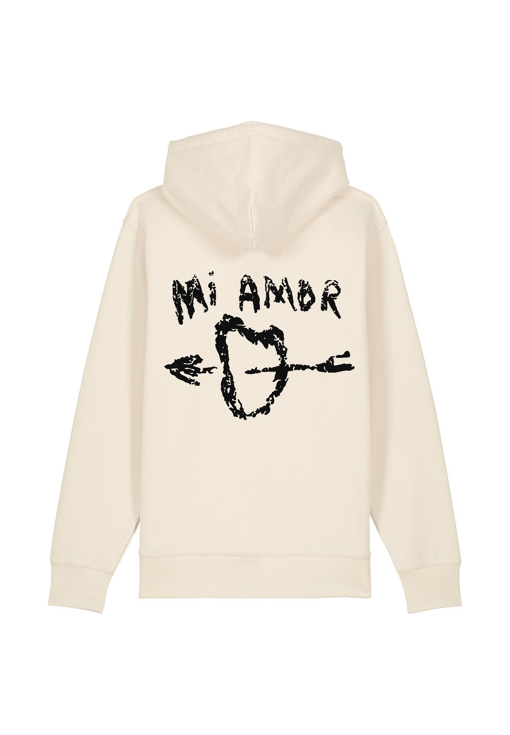 

Толстовка на молнии MI AMOR BACK EMBROIDERY Mira Paris, кремовый