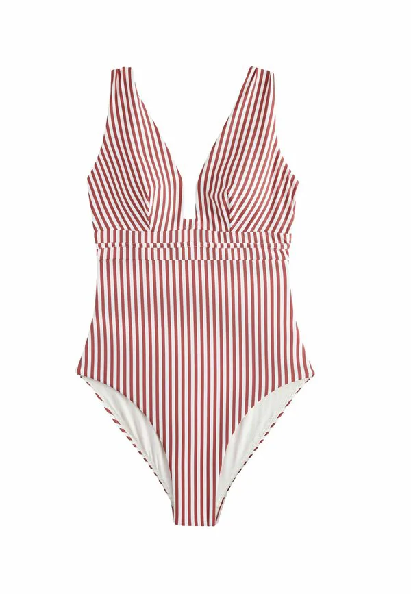 

Купальник с глубоким вырезом Next, Rose White Stripe, Белый, Купальник с глубоким вырезом Next, Rose White Stripe