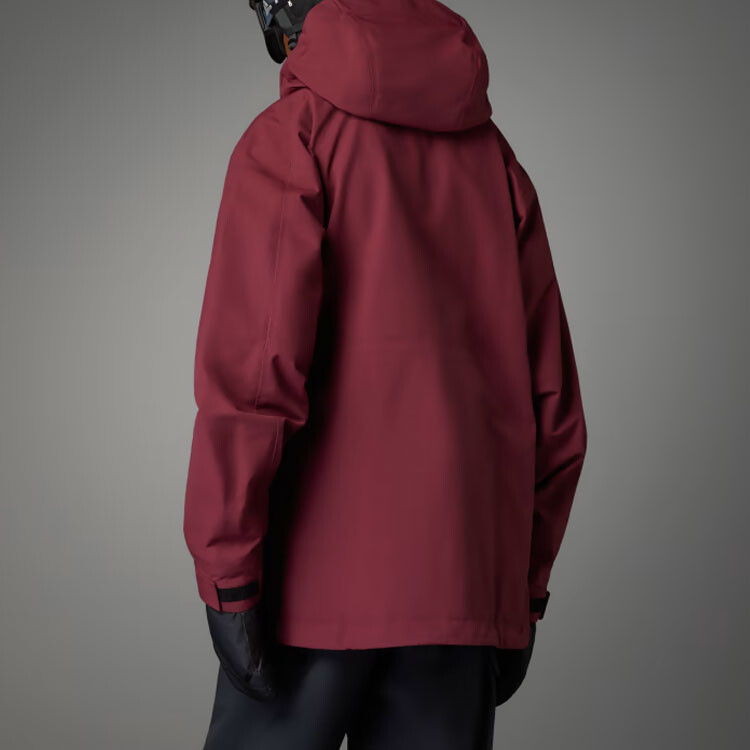 Куртка Terrex мужская, темно-красная Adidas, цвет Shadow Red — фото 3