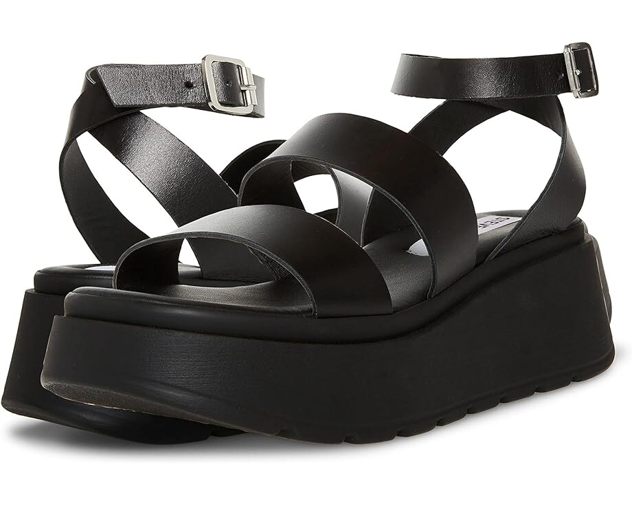 

Сандалии Steve Madden Tenysi Wedge, цвет Black Leather