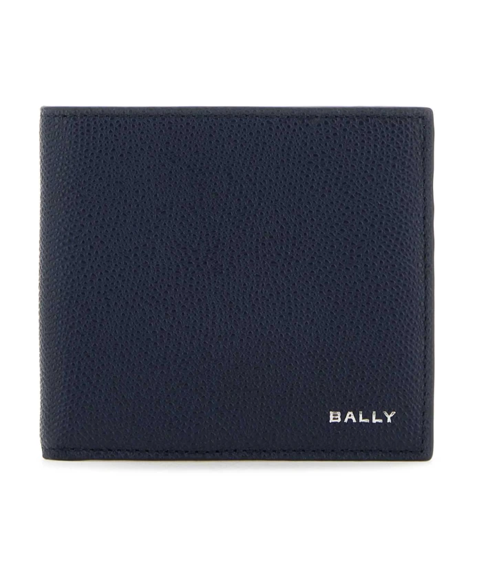 

Кожаный кошелек с флагами Bally, серый