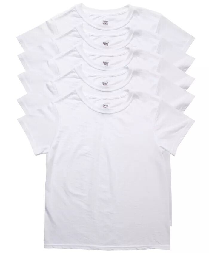 

Майка Big Boys Ultimate из смесового хлопка, 5 шт Hanes, белый