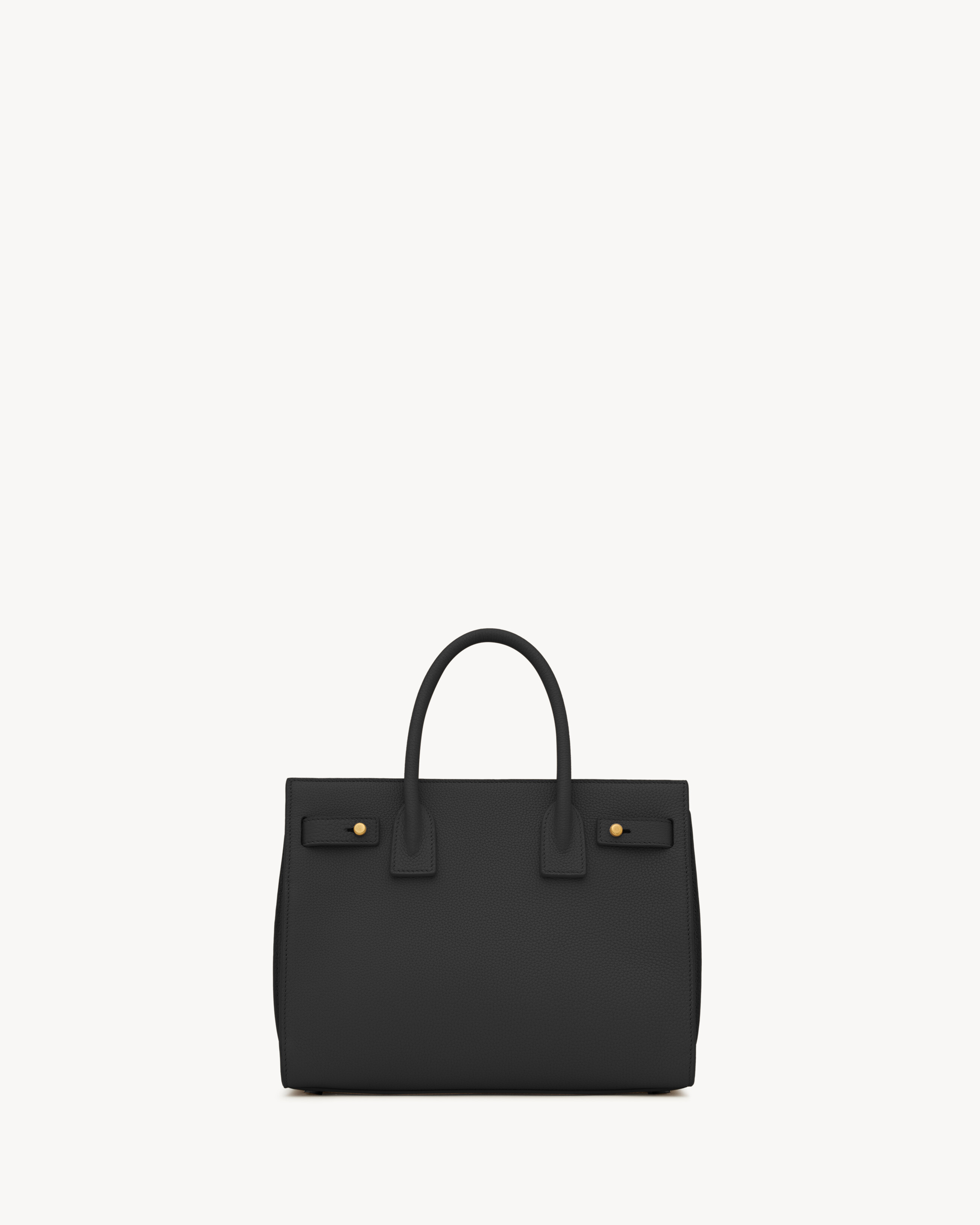 Сумка Sac de Jour из мягкой зернистой кожи - размер baby Saint Laurent, черный — фото 2