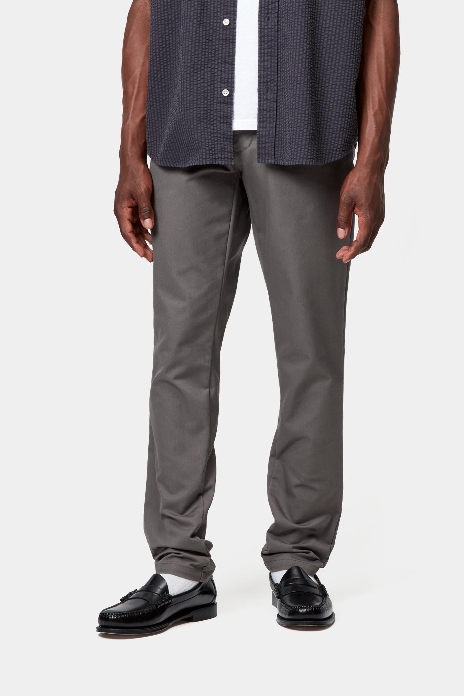 

Брюки Sid из стрейч-твила Lamar (46% хлопок / 38% T400 / 16% полиэстер) Carhartt, фиолетовый