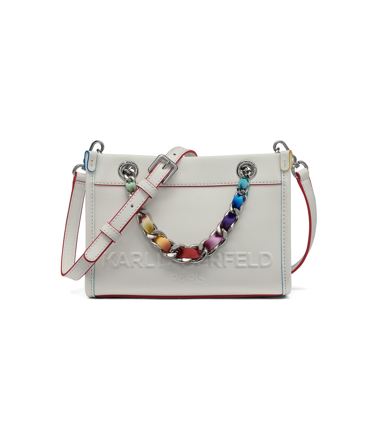 

Мини-сумка savoie crossbody KARL LAGERFELD PARIS, белый
