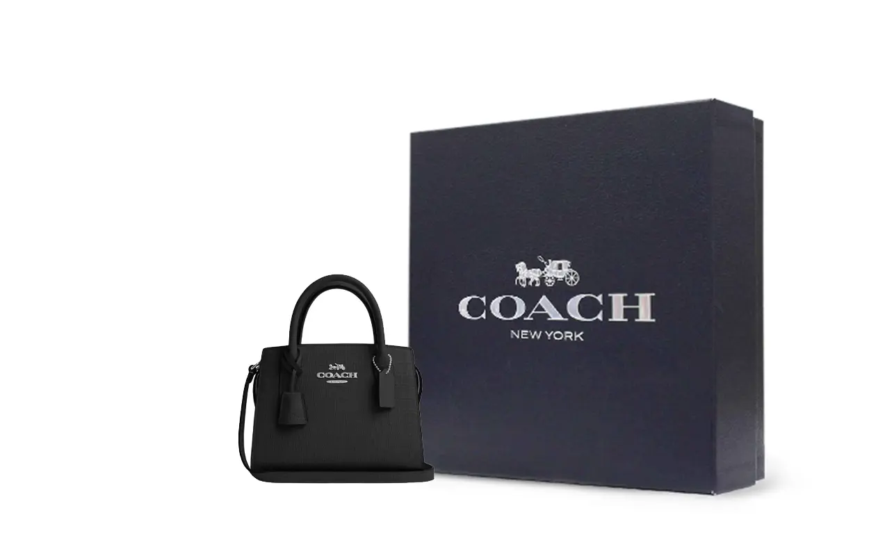 

COACH Кожаная сумка через плечо с крокодиловым тиснением