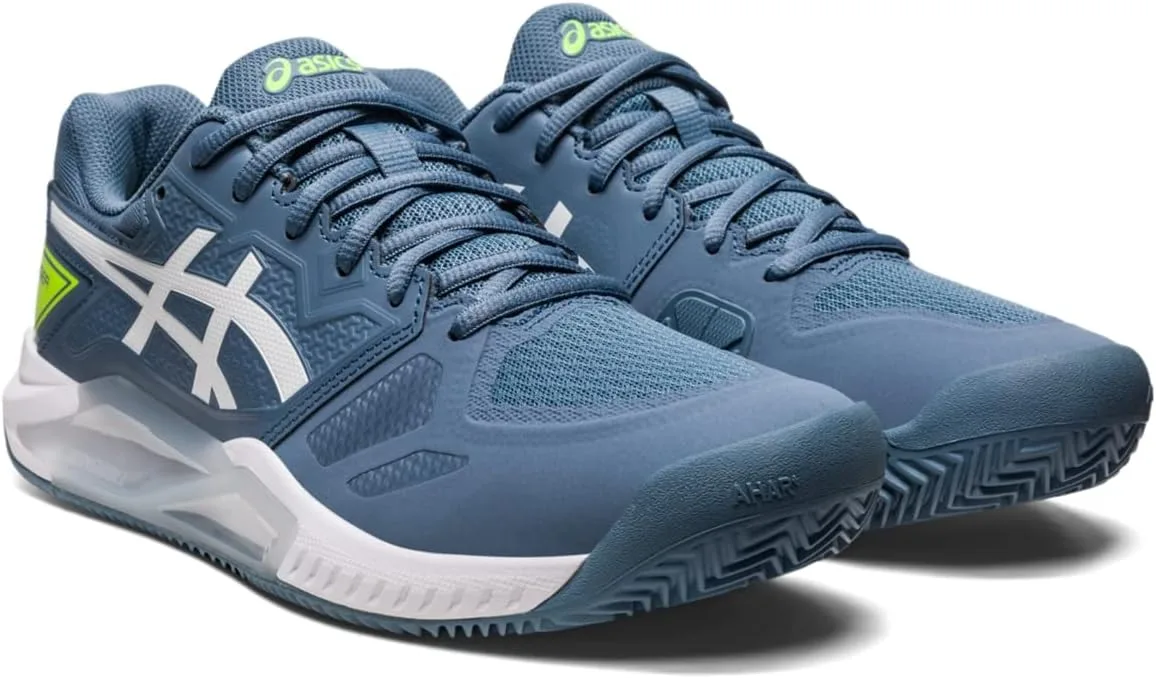 ASICS Мужские теннисные кроссовки Challenger 13 Clay, серо-зеленые — фото 2
