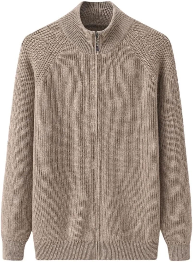 

Зимний мужской свитер из кашемира с высоким воротником HEYDHSDC