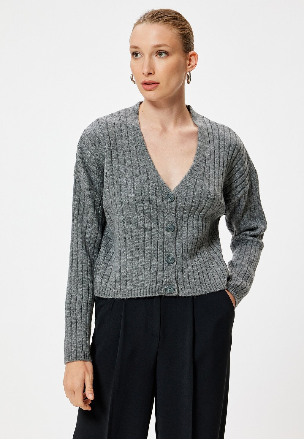 

Кардиган STRIPED Koton, серый